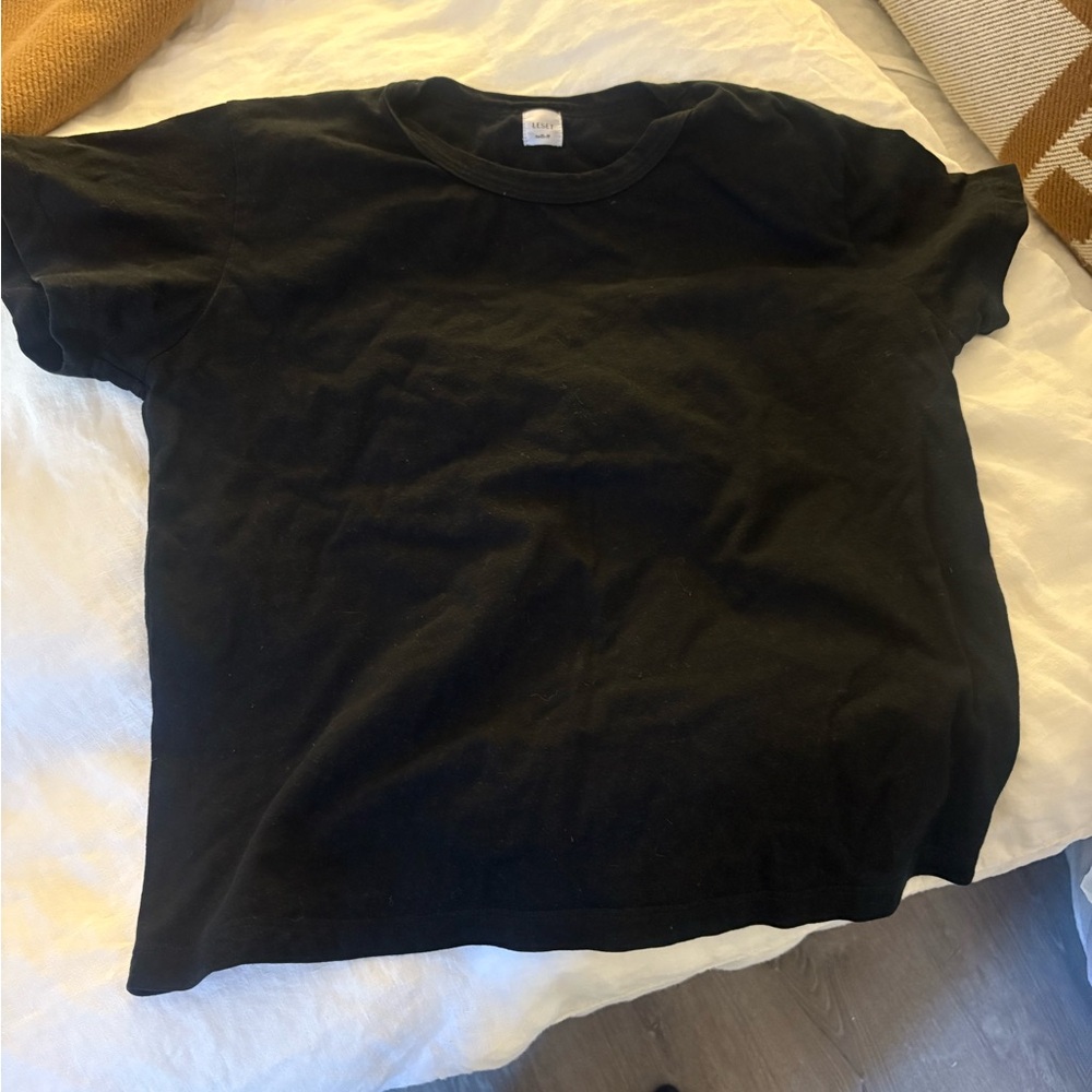 LESET Black Short Sleeve Tee